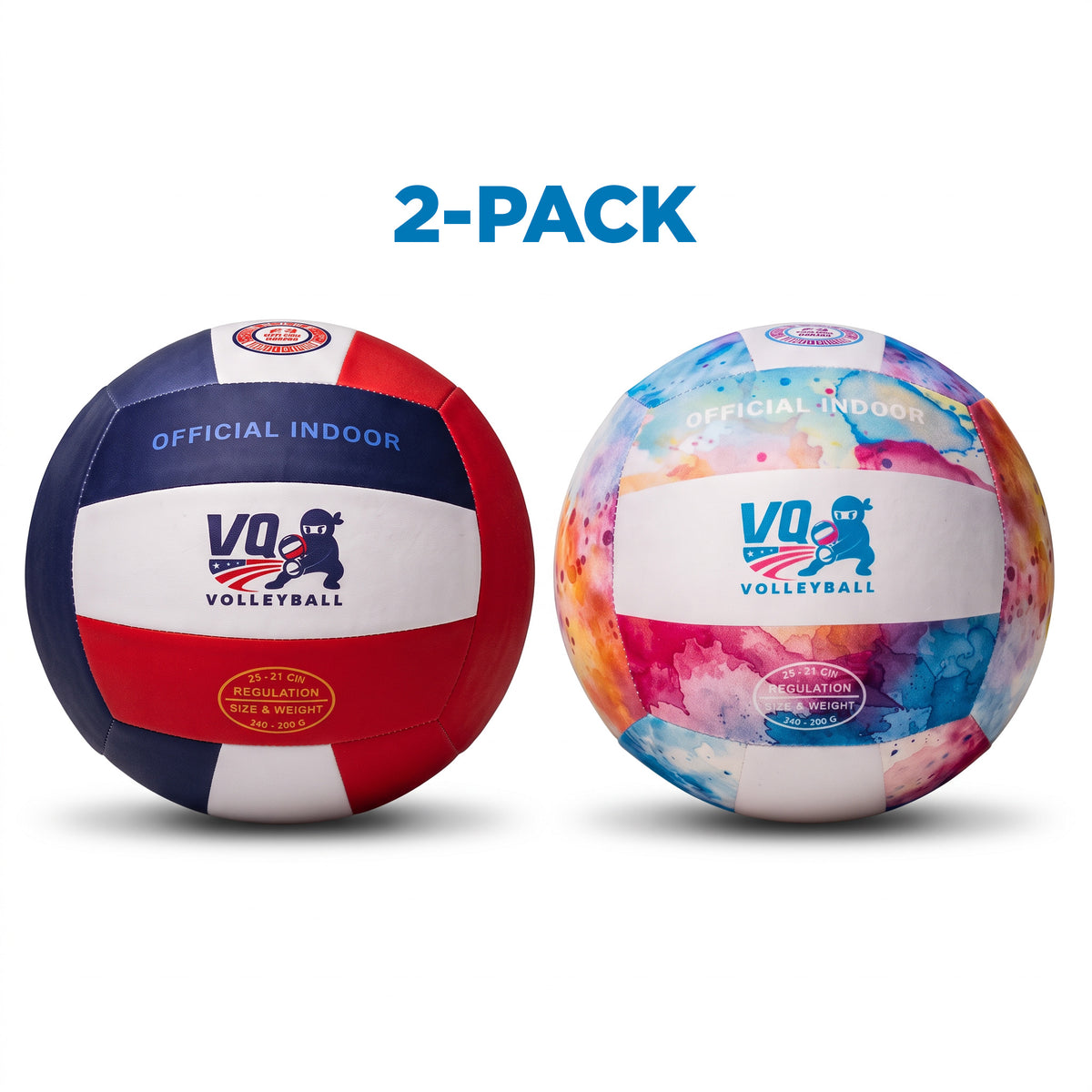 The Volleyball Duo Pack (1x Chicago + 1x Watercolor)